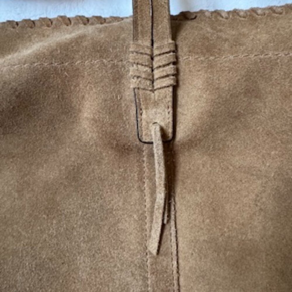 Coach Vintage Suede Brown Hobo Bag Rare Y2K Like New! - Picture 10 of 16